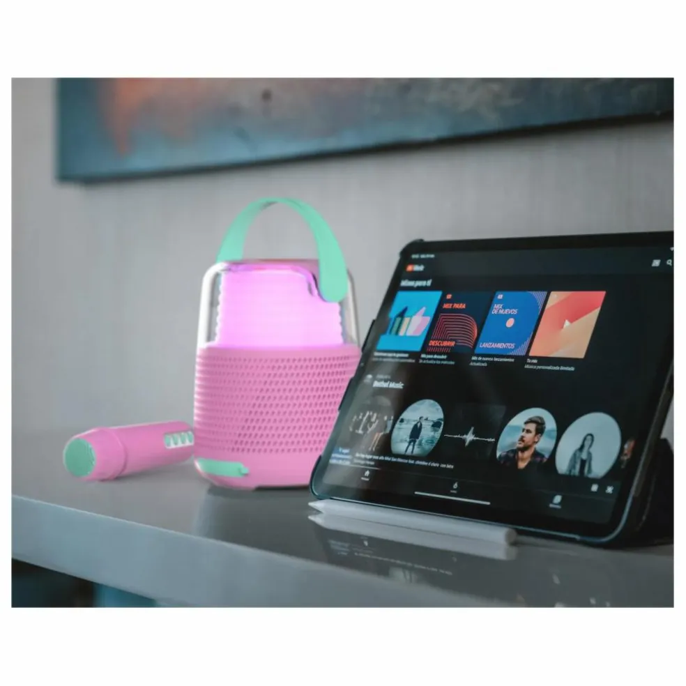 Enceinte et Karaoké KS-80 | Rose