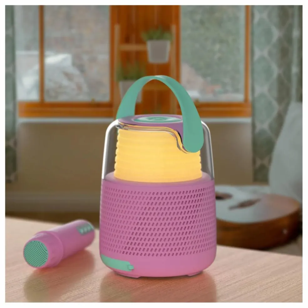 Enceinte et Karaoké KS-80 | Rose