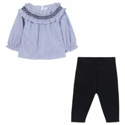 Ensemble Blouse et Legging | Bleu