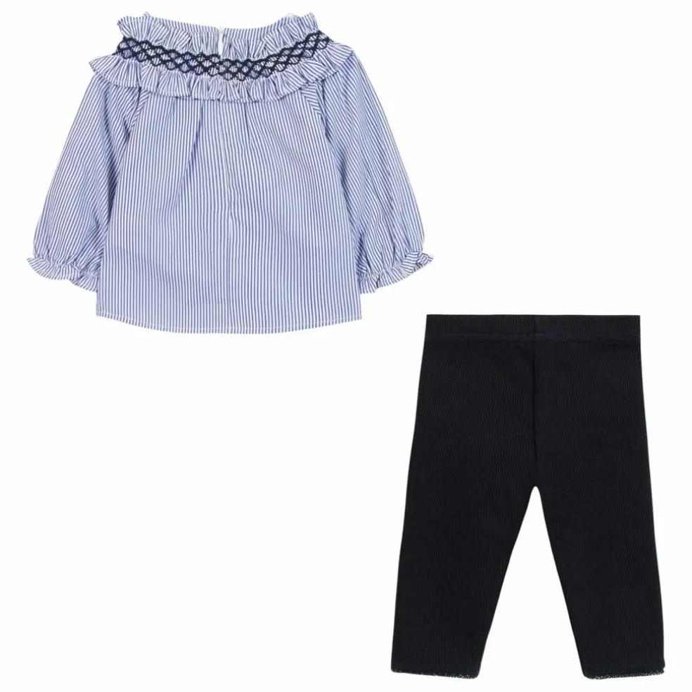 Ensemble Blouse et Legging | Bleu