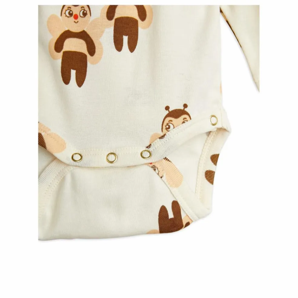 Ensemble Body et Legging Bees Coton Bio | Ecru