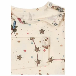 Ensemble Body et Pantalon Lunes Coton Bio | Ecru