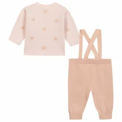 Ensemble Cardigan et Pantalon Loup | Rose pêche
