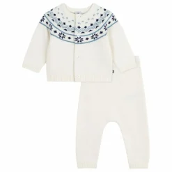 Ensemble Cardigan et Pantalon Laine | Ecru