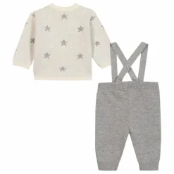Ensemble Cardigan et Pantalon Loup | Gris chiné