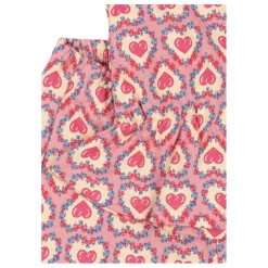 Ensemble Chemisier et Pantalon Coeurs Coton Bio | Beige