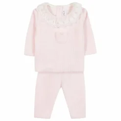 Ensemble Pull et Legging Côtelé | Rose pâle