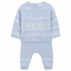 Ensemble Pull et Legging Cachemire | Bleu Clair