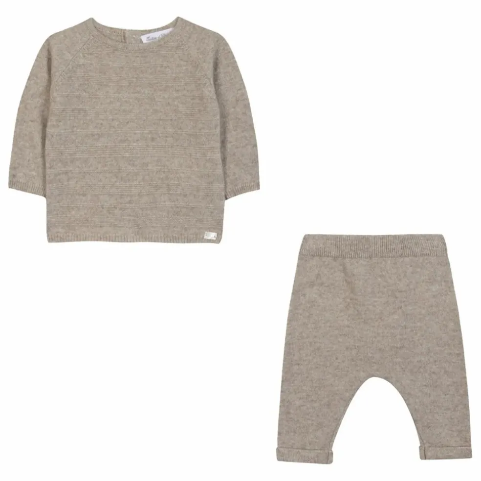 Ensemble Pull et Legging Laine | Grège