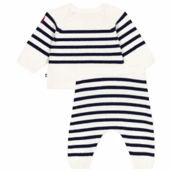 Ensemble Pull et Pantalon Marinière Laine | Ecru