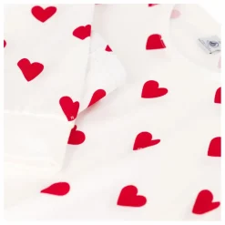 Ensemble Pyjama Cœur - Collection Femme | Blanc