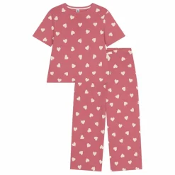 Ensemble Pyjama Cœurs - Collection Femme | Rose