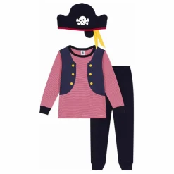 Ensemble Pyjama et Masque Pirate | Bleu