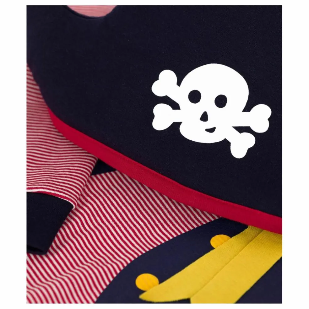 Ensemble Pyjama et Masque Pirate | Bleu