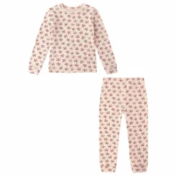 Ensemble Pyjama Holly Berry Coton Bio | Rose poudré