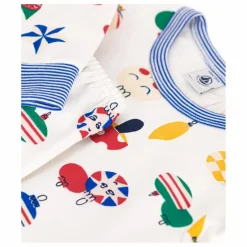 Ensemble Pyjama Molleton Noël | Blanc