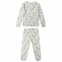 Ensemble Pyjama Trees Coton Bio | Vert pistache
