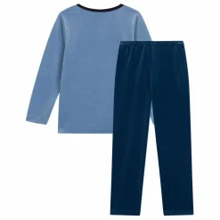 Ensemble Pyjama Velours | Bleu
