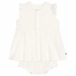 Ensemble Robe et Bloomer Baobab Coton Bio | Blanc