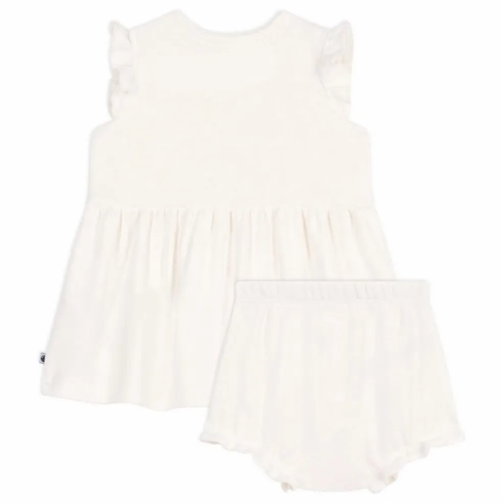 Ensemble Robe et Bloomer Baobab Coton Bio | Blanc