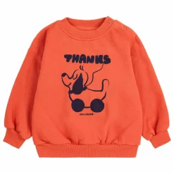 Ensemble Sweat et Jogger Thanks Coton Bio | Orange