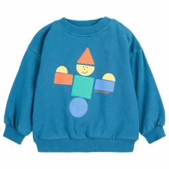 Ensemble Sweat et Jogger Jouet en Bois Coton Bio | Bleu
