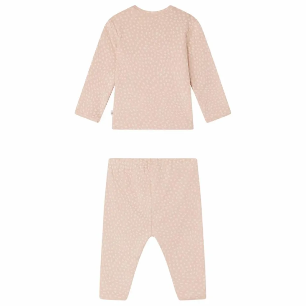 Ensemble Timi à imprimé coeur | Rose