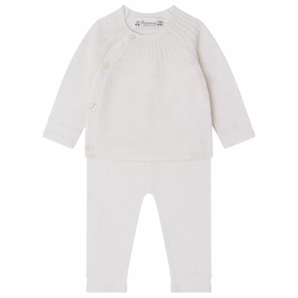 Ensemble Top et Legging Jina Laine | Blanc