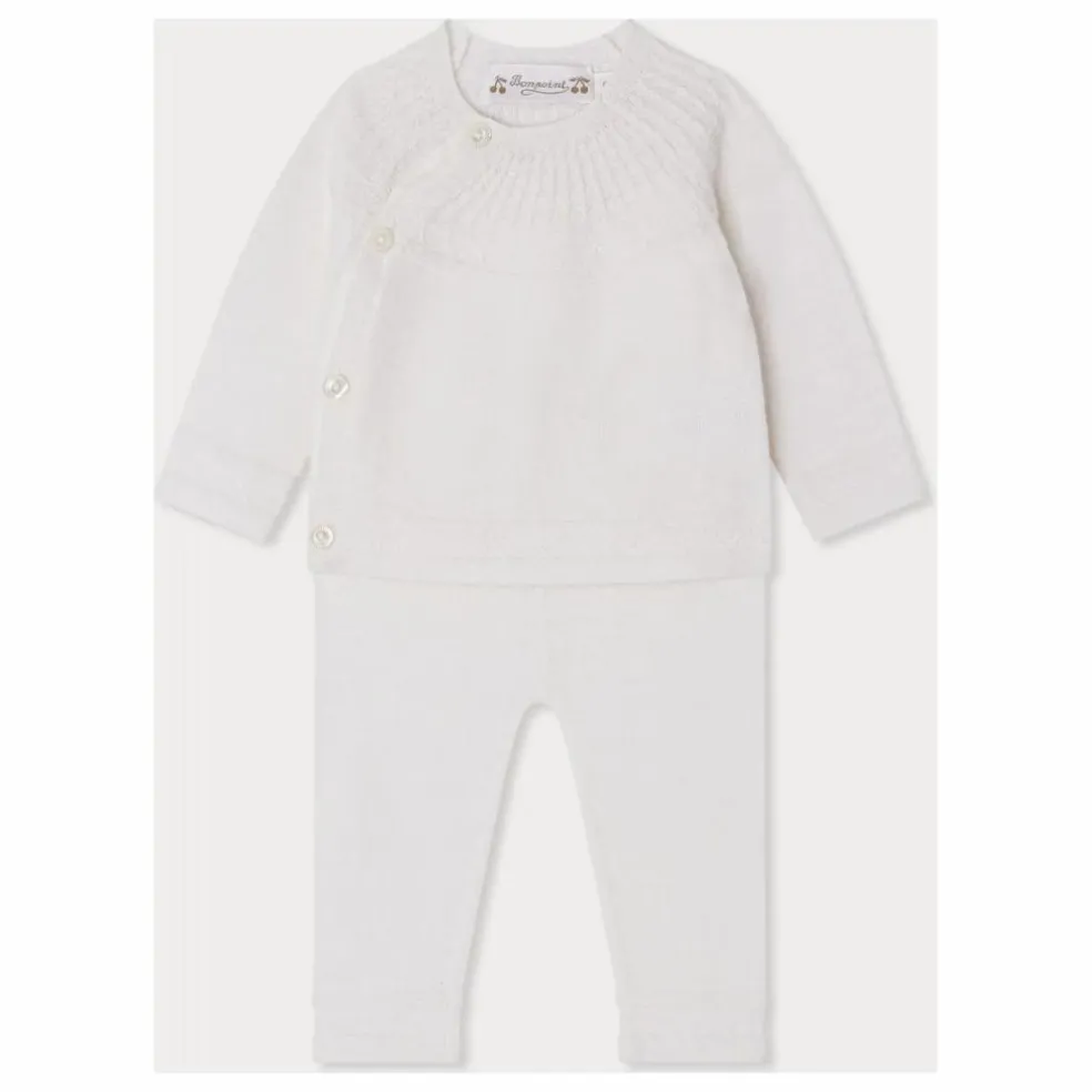 Ensemble Top et Legging Jina Laine | Blanc