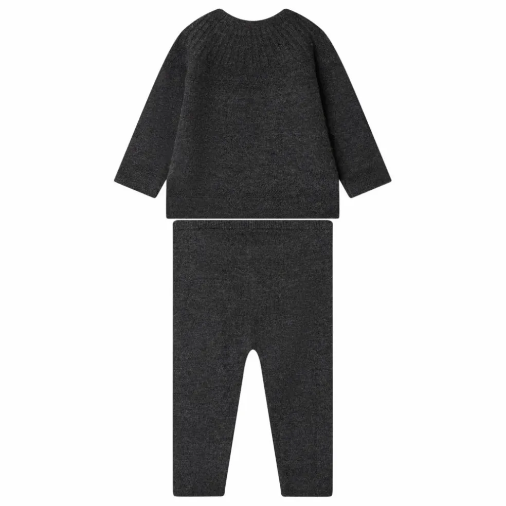 Ensemble Top et Legging Jina Laine | Gris anthracite