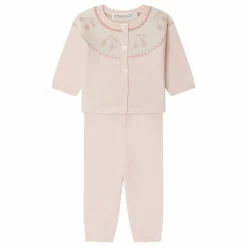 Ensemble Top et Pantalon Jenny Laine et Cachemire | Rose