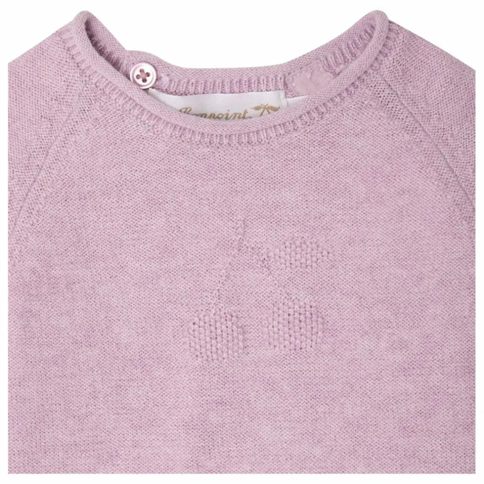 Ensemble T-shirt et Legging Loana Maille Coton Bio | Lilas
