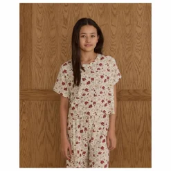 Ensemble T-shirt et Pantalon Ruthie Holiday Floral | Ivoire