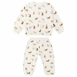 Ensemble T-shirt et Pantalon Tigers | Ecru
