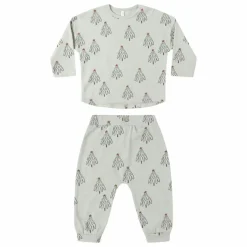 Ensemble T-shirt et Pantalon Arbres | Vert pistache