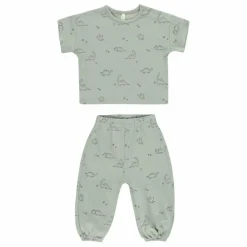 Ensemble T-shirt et Pantalon | Vert céladon