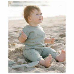 Ensemble T-shirt et Pantalon | Vert céladon