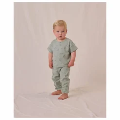 Ensemble T-shirt et Pantalon | Vert céladon