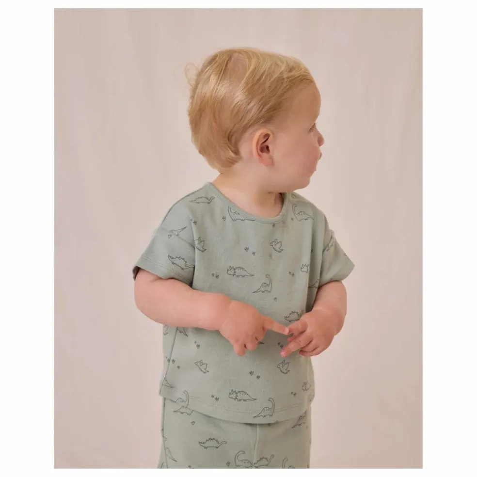 Ensemble T-shirt et Pantalon | Vert céladon