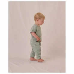 Ensemble T-shirt et Pantalon | Vert céladon
