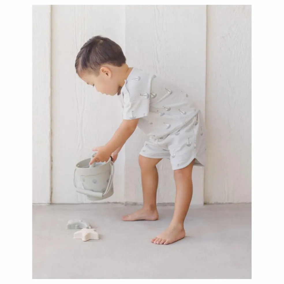 Ensemble T-shirt et Short Voiliers | Bleu gris