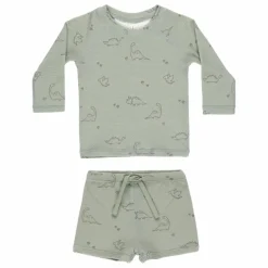 Ensemble T-shirt et Short Rashguard Finn | Vert céladon