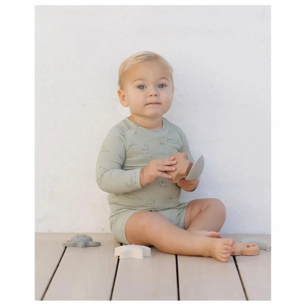 Ensemble T-shirt et Short Rashguard Finn | Vert céladon