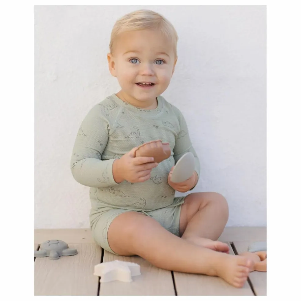 Ensemble T-shirt et Short Rashguard Finn | Vert céladon