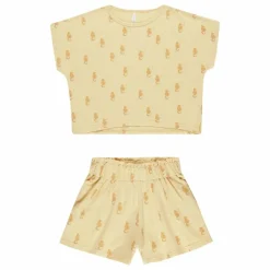 Ensemble T-shirt et Short Raegan | Jaune