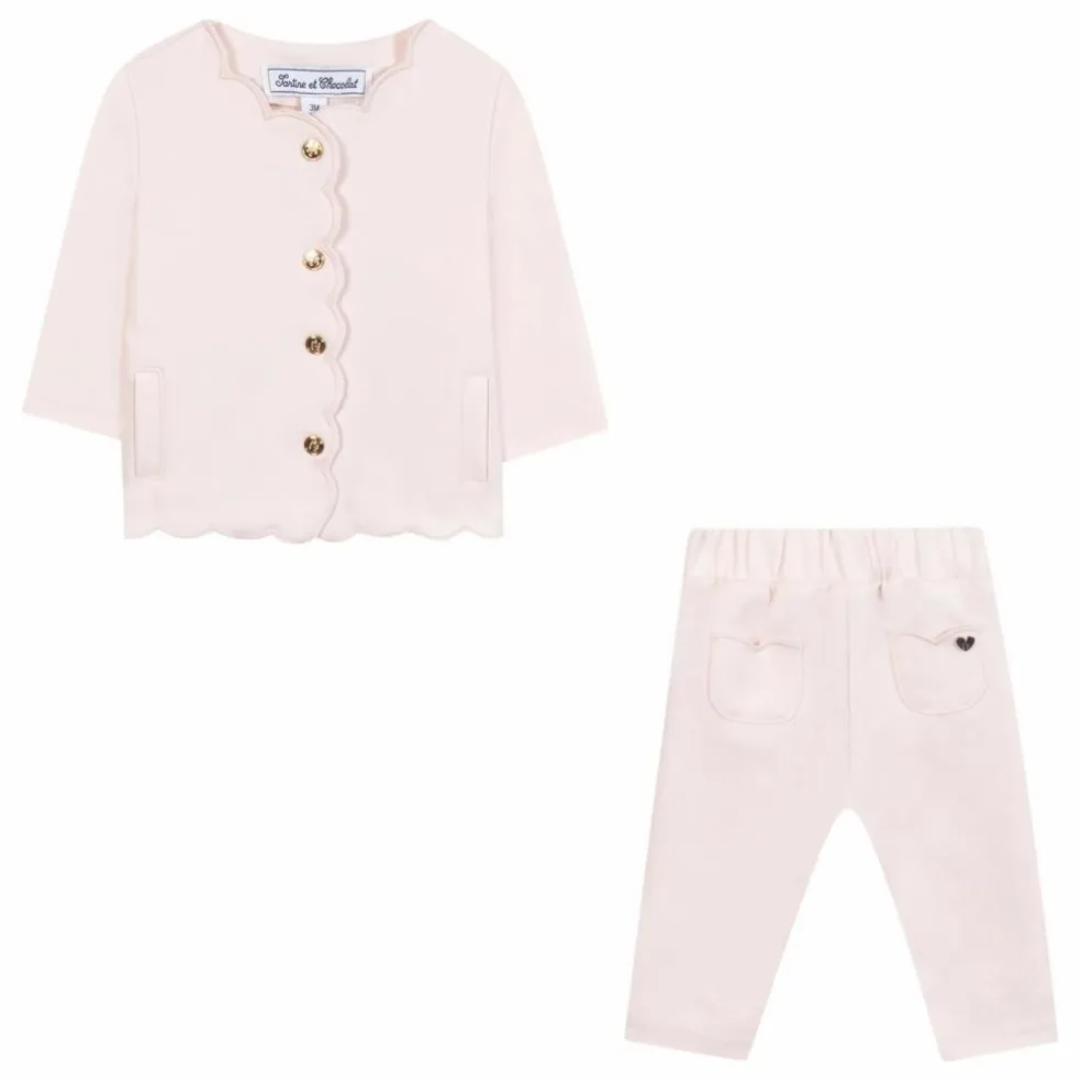 Ensemble Veste et Pantalon | Rose pâle
