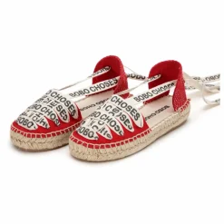 Espadrilles Coton Bio | Rouge