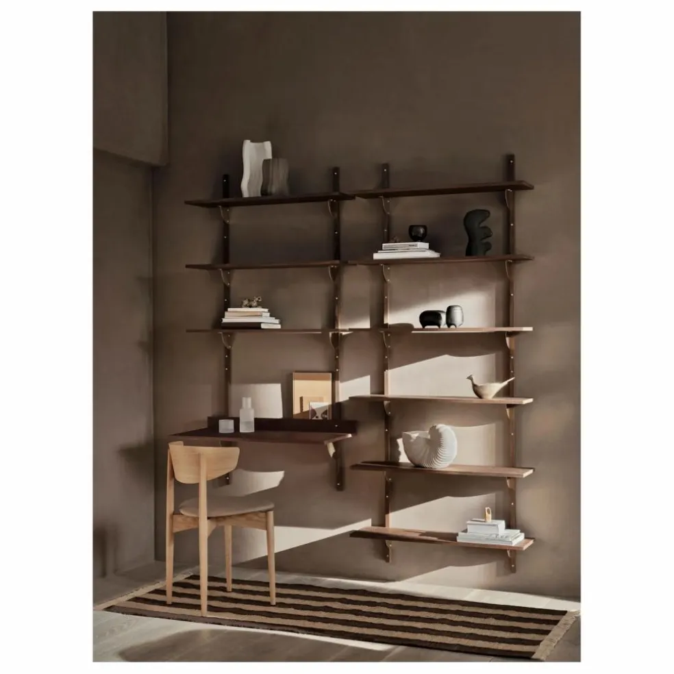 Etagère Sector | Chêne fumé