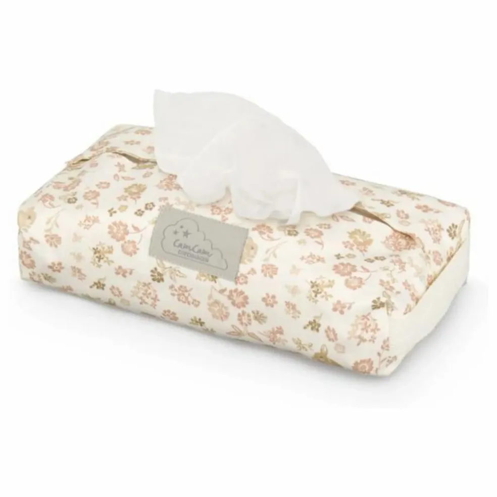 Etui pour lingettes Augusta | Rose pêche