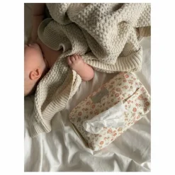 Etui pour lingettes Augusta | Rose pêche